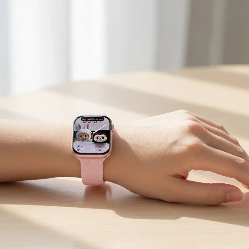 ساعت هوشمند زنانه مدل Kw92 mini همراه با سه بند